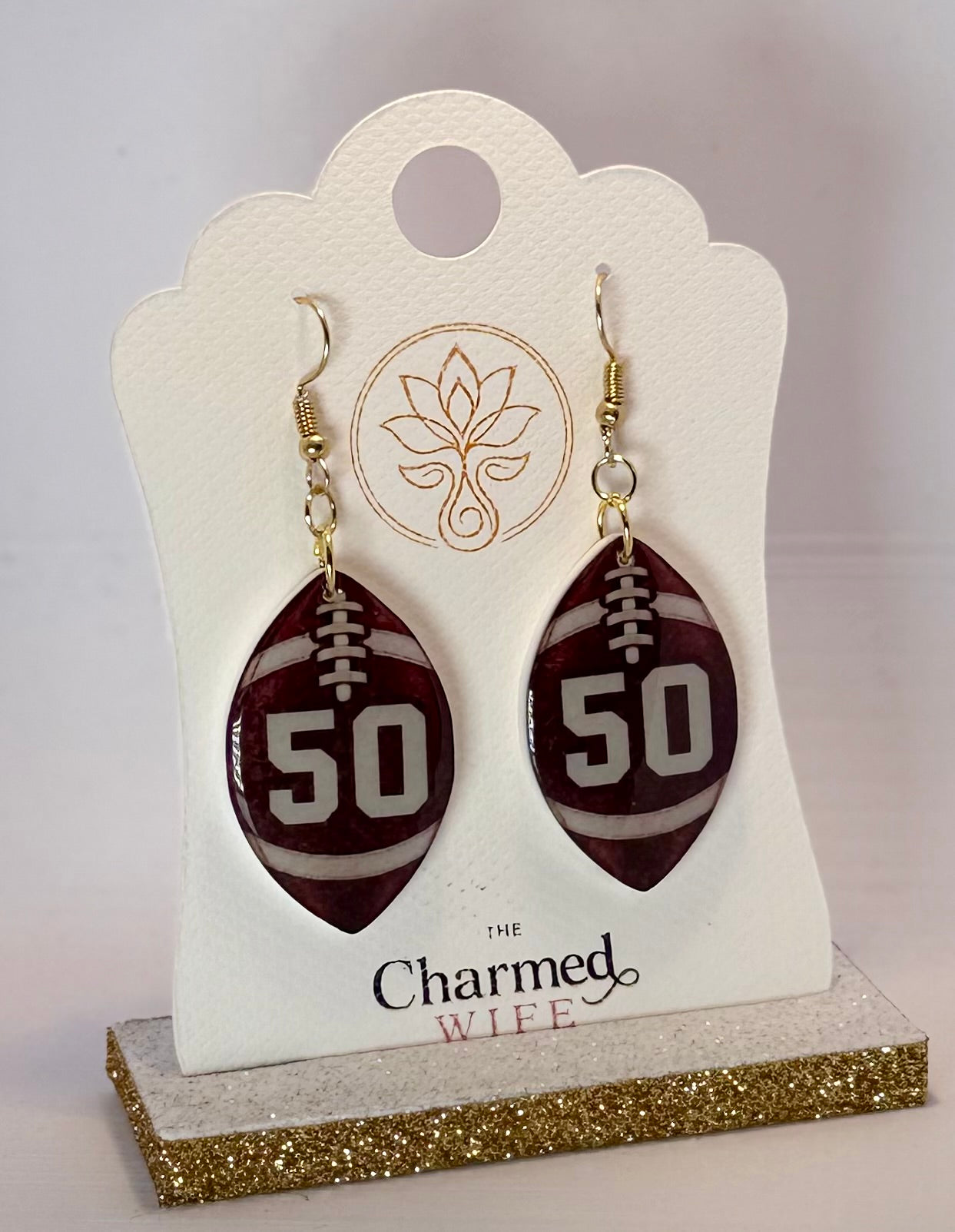 Gridiron Glam - (Customizable Color & Number)