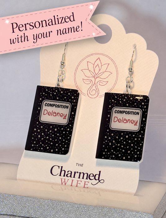 Compose Yourself - Personalized Earrings